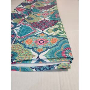 Cynthia Rowley Rectangle 80x60 Outdoor Tablecloth W/ Umbrella Opening Multi